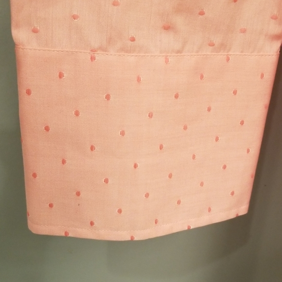 Banana Republic Pink Print 3/4 Length Sleeve Top - Picture 5 of 8